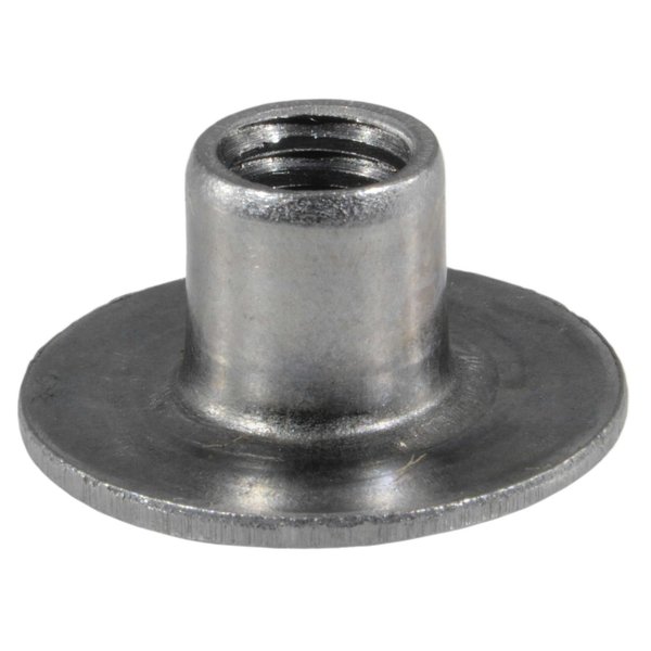 Midwest Fastener Round Weld Nut, 5/16"-18, Steel, 3/8" Lg, 10 PK 931366